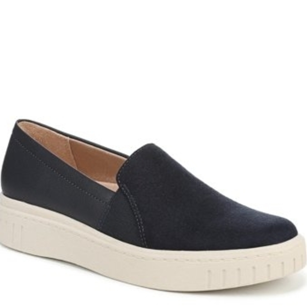 Women's Black Slip-On Loafers